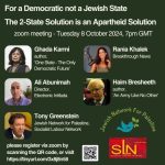 ‘For a Democratic Not a Jewish State’ JNP and Socialist Labour Network