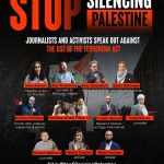 ‘Stop Silencing Palestine’ organised by Tony Greenstein
